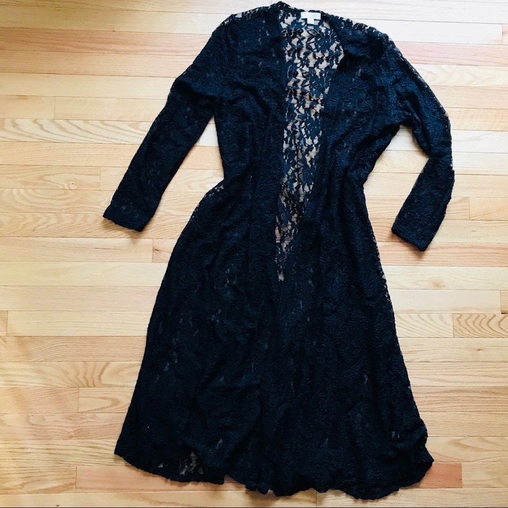 lularoe euc black lace sarah
